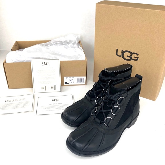 UGG Shoes - UGG Heather Waterproof Ankle Boots Sz. 7 NWT